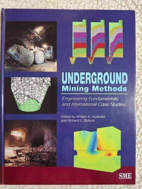 Underground Mining Methods Engineering Fundamentals Case Studies SME HC 2001